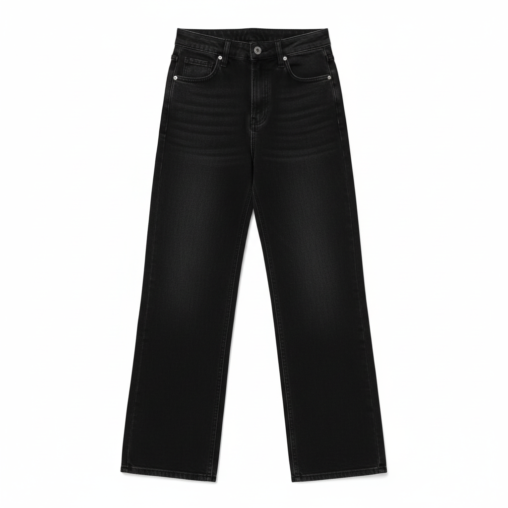 Black Jeans Flat Lay