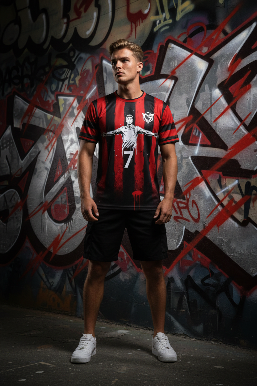 CR7 Graphic Jersey Graffiti