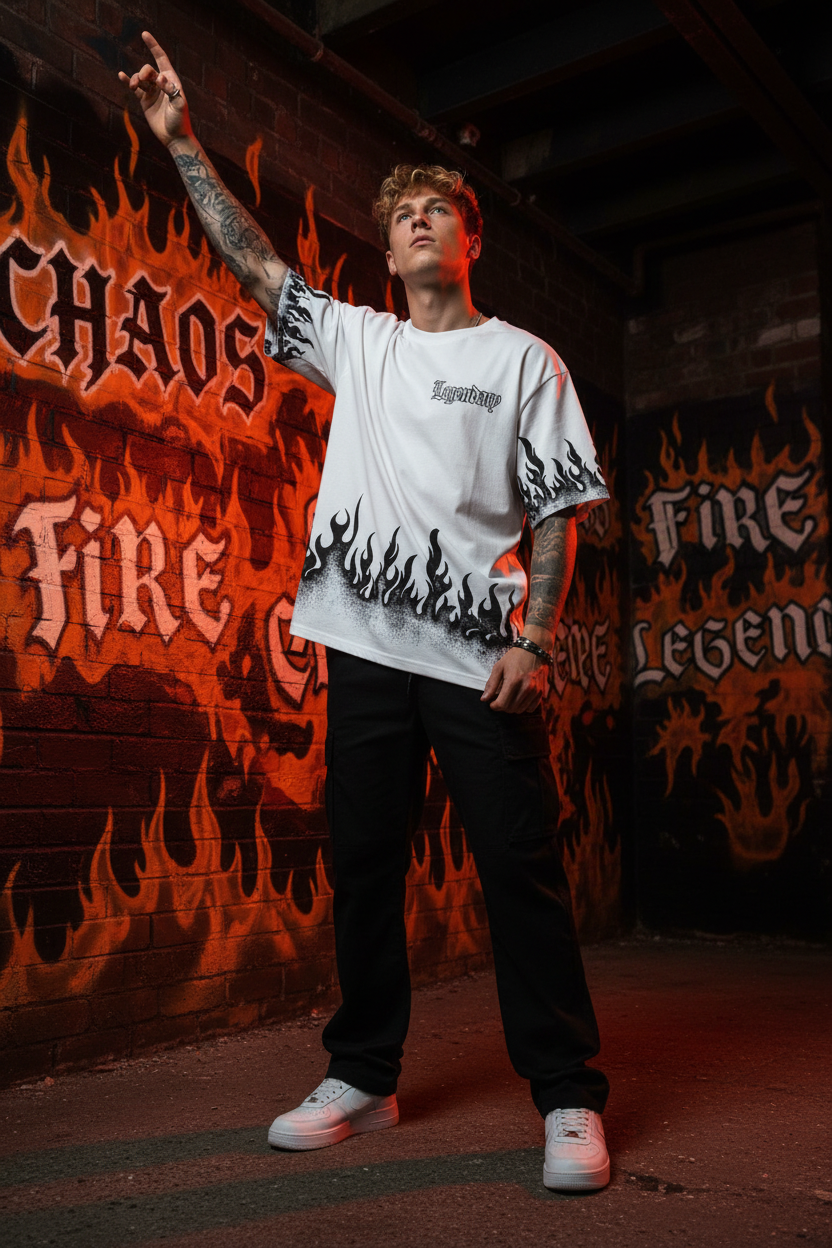 Legendary Flames Graffiti