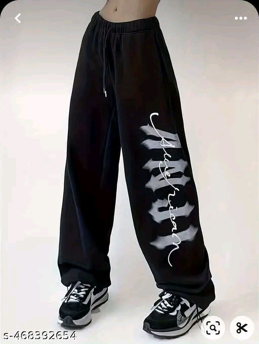 Baggy Wide-Leg Joggers