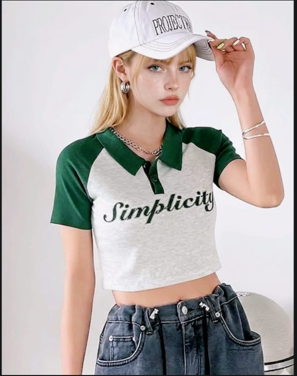 Simplicity Crop Top (Raglan)