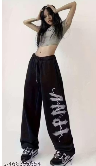 Baggy Wide-Leg Joggers