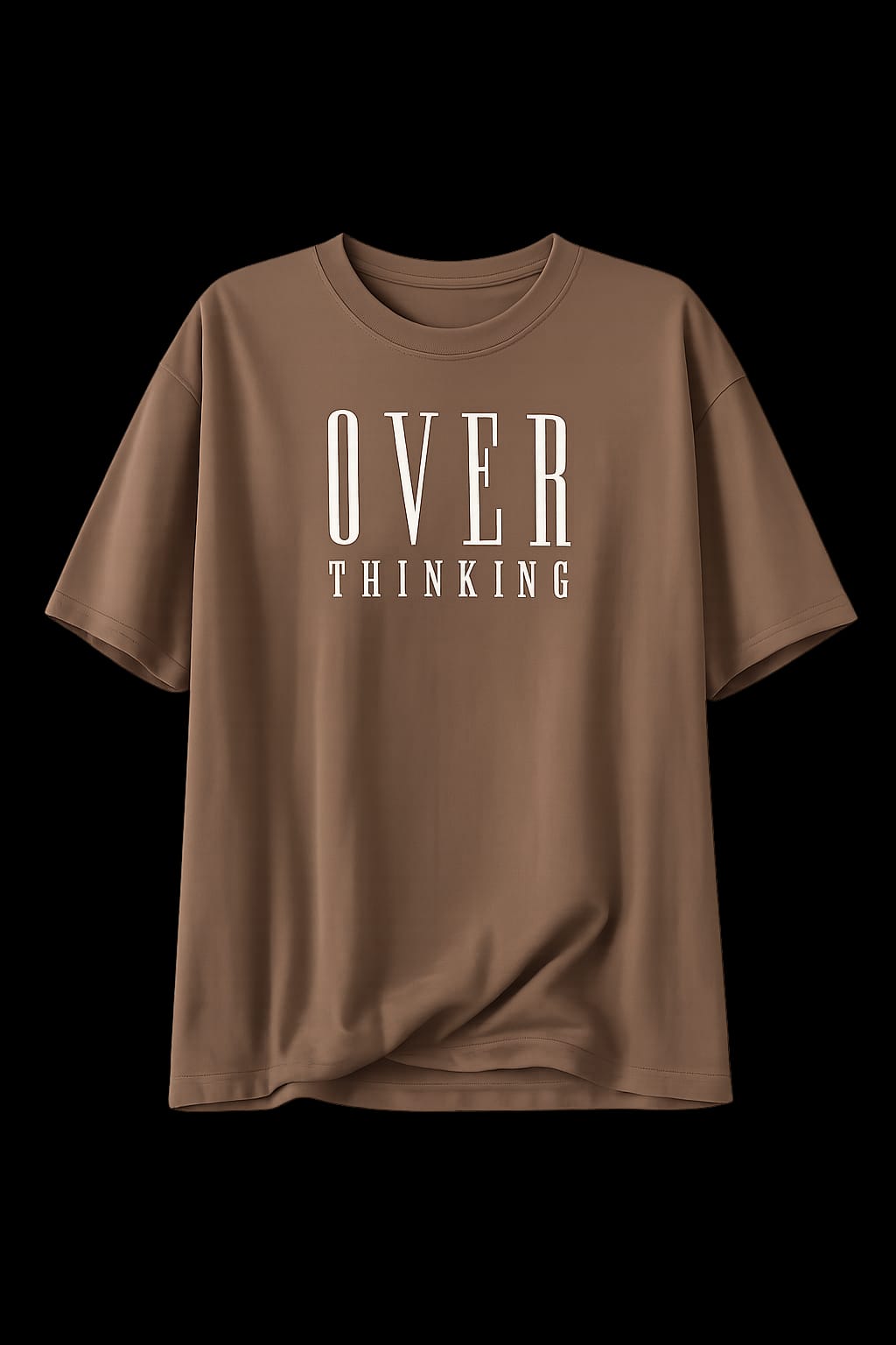 Oversized Drop-Shoulder T-Shirt (Overthinking)