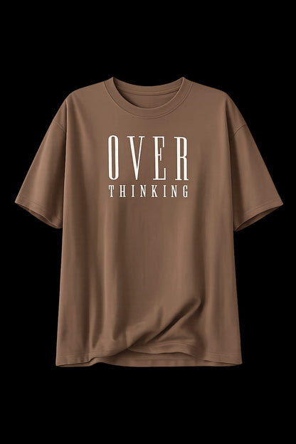 Oversized Drop-Shoulder T-Shirt (Overthinking)