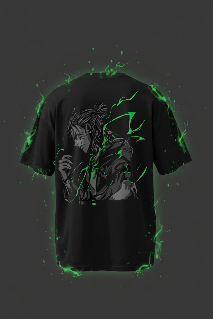 Anime Green Back