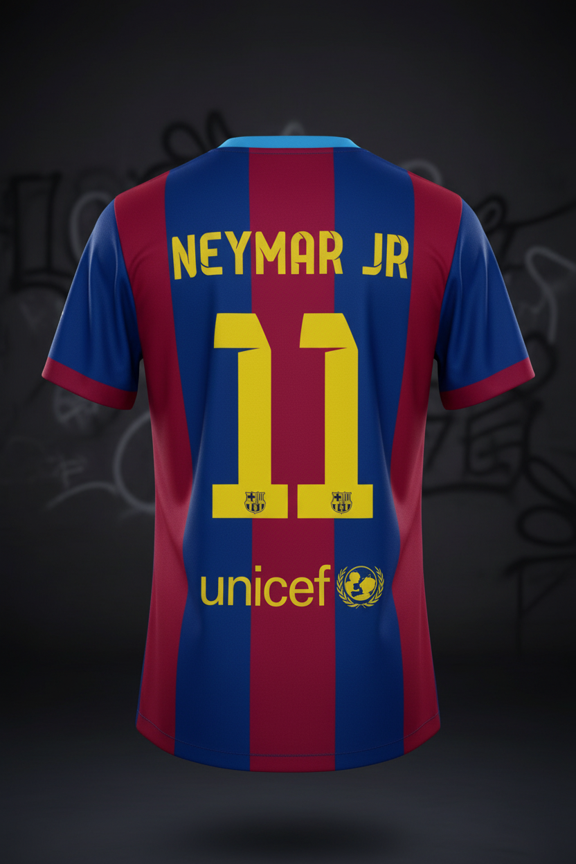 Barca Neymar Jersey Back
