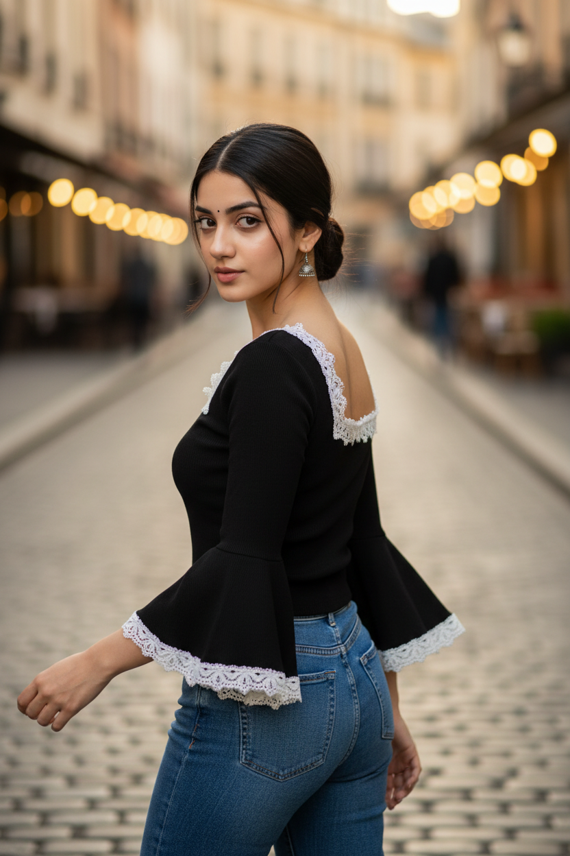Black Lace Model Street