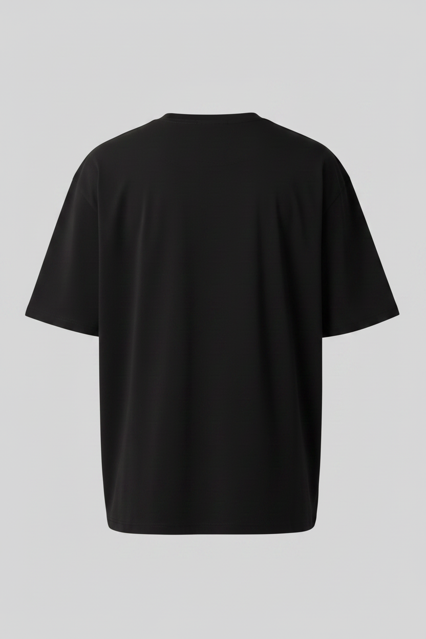 Black Tee Back Fixed