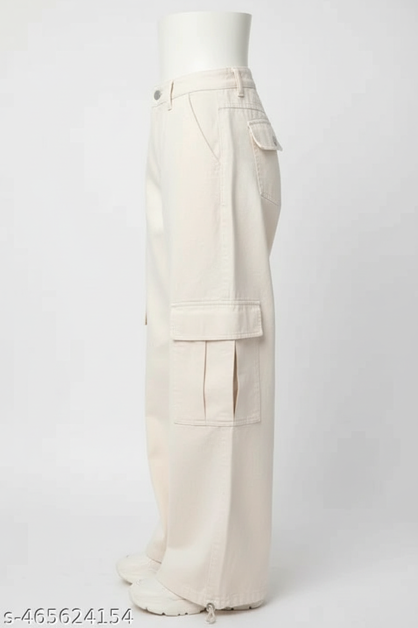Cargo Pants Ghost Mannequin Side