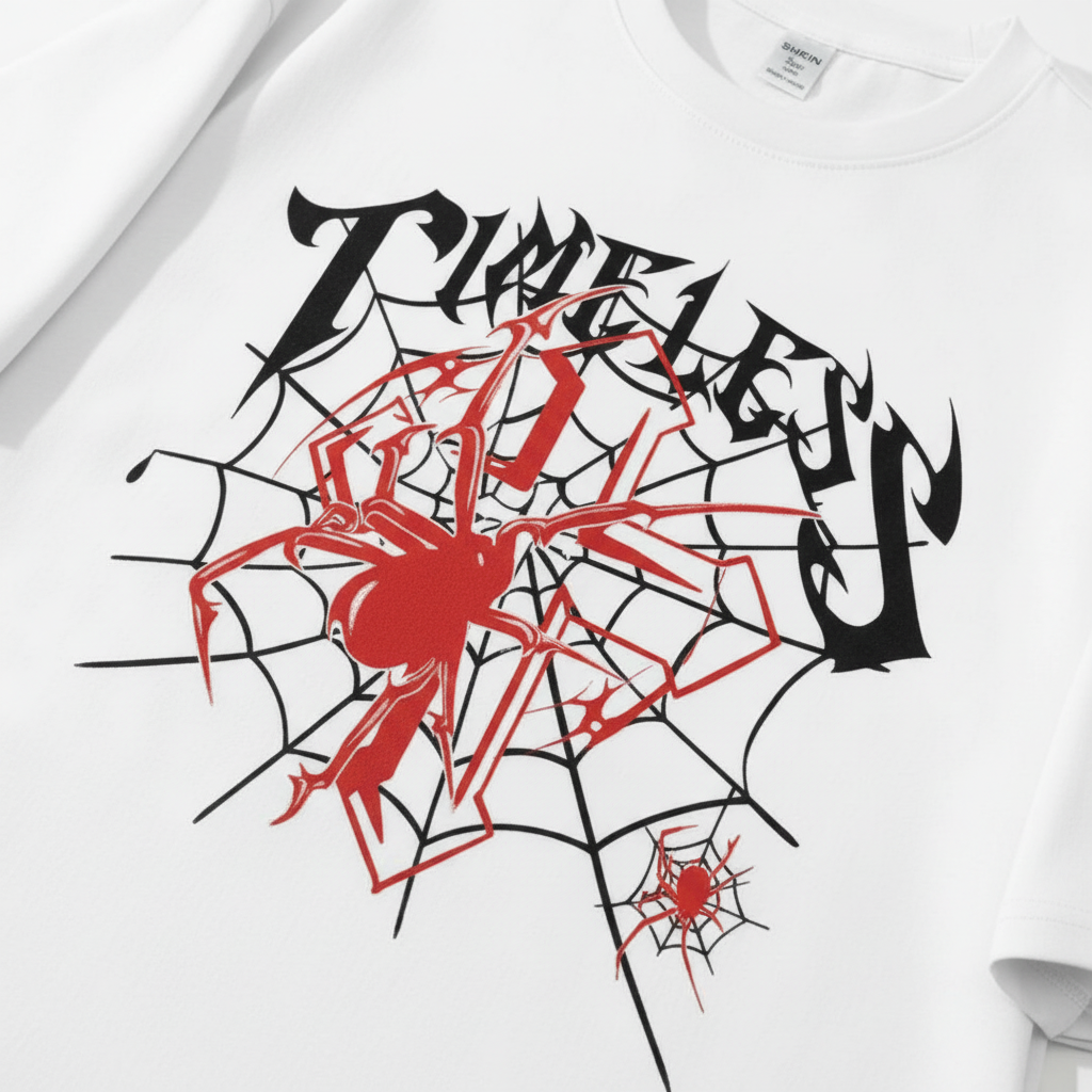 Close-up graphic - Timeless Spider Tee
