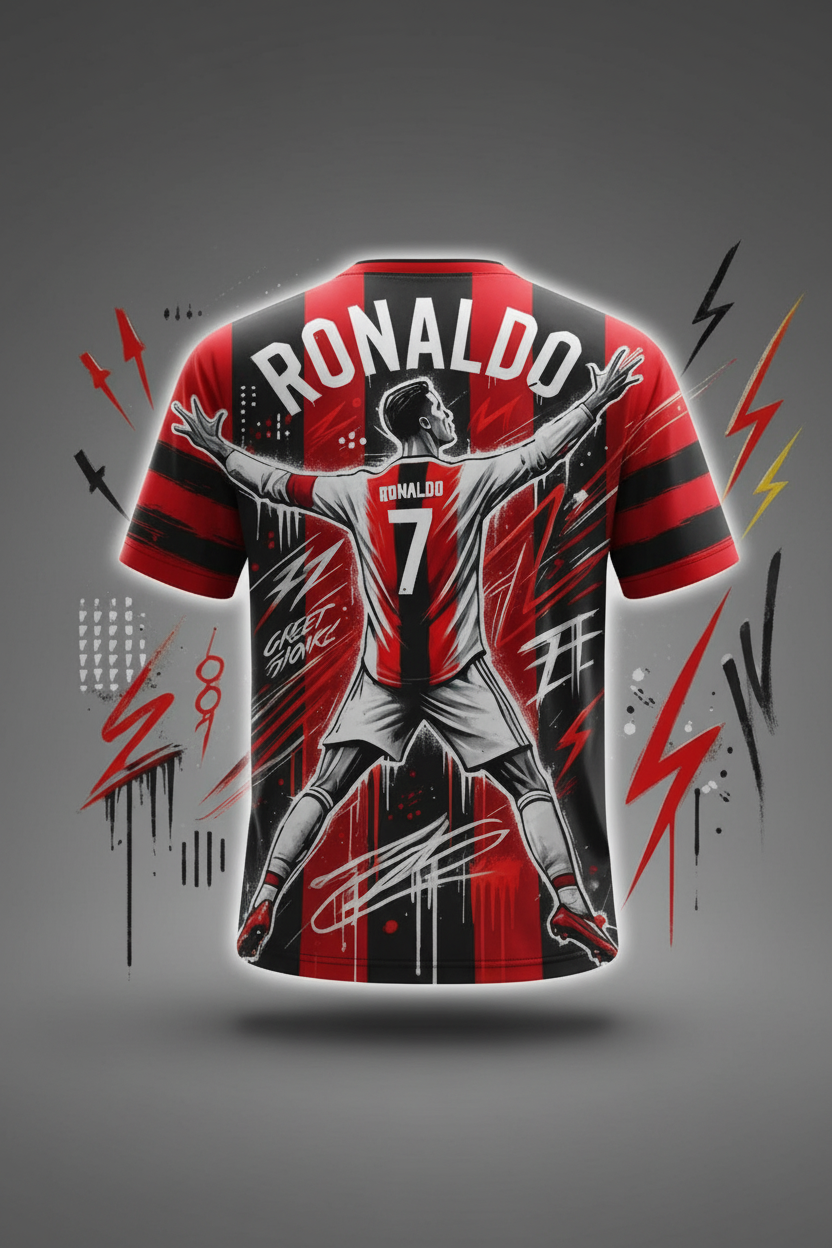 CR7 Graphic Jersey Back