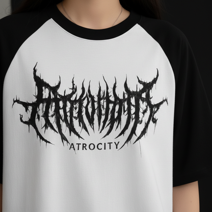 Detail Shot - Atrocity Raglan Tee