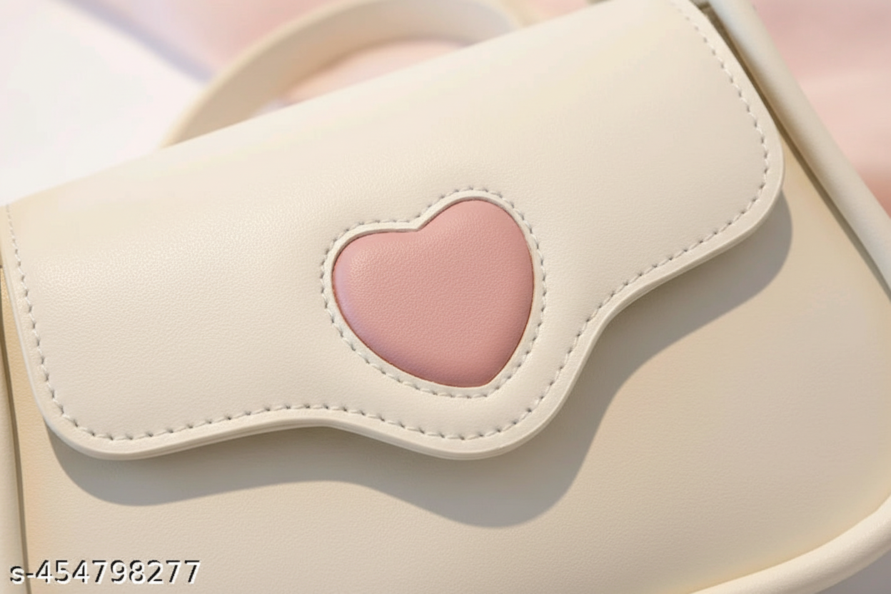 Detail Shot - Heart Clasp Bag