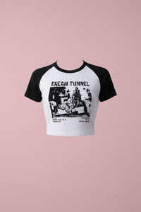 Graphic crop top (Dream tunnel)