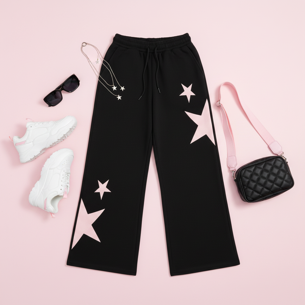 Flat Lay Pink Styled