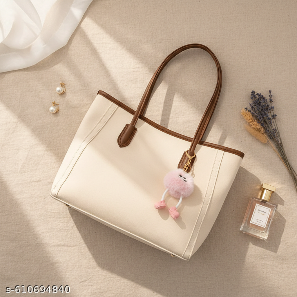 Flat Lay Structured Tote