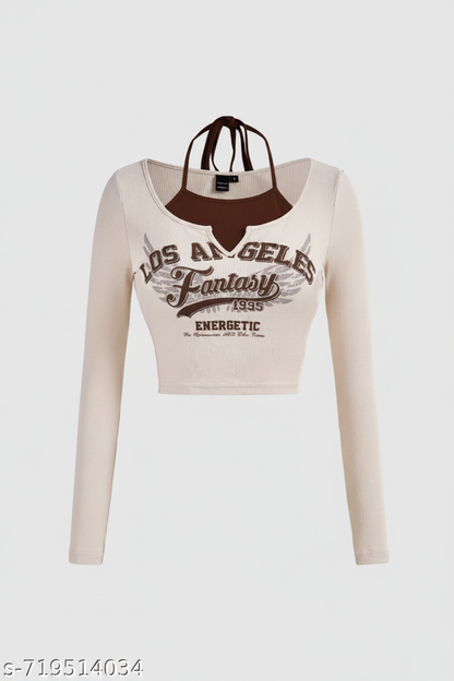Front Ghost - LA Fantasy Crop Top