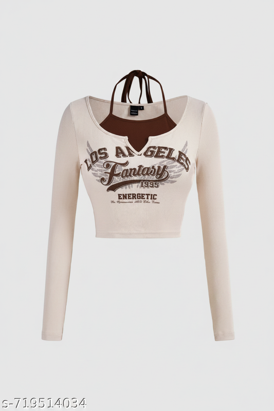 Front Ghost - LA Fantasy Crop Top