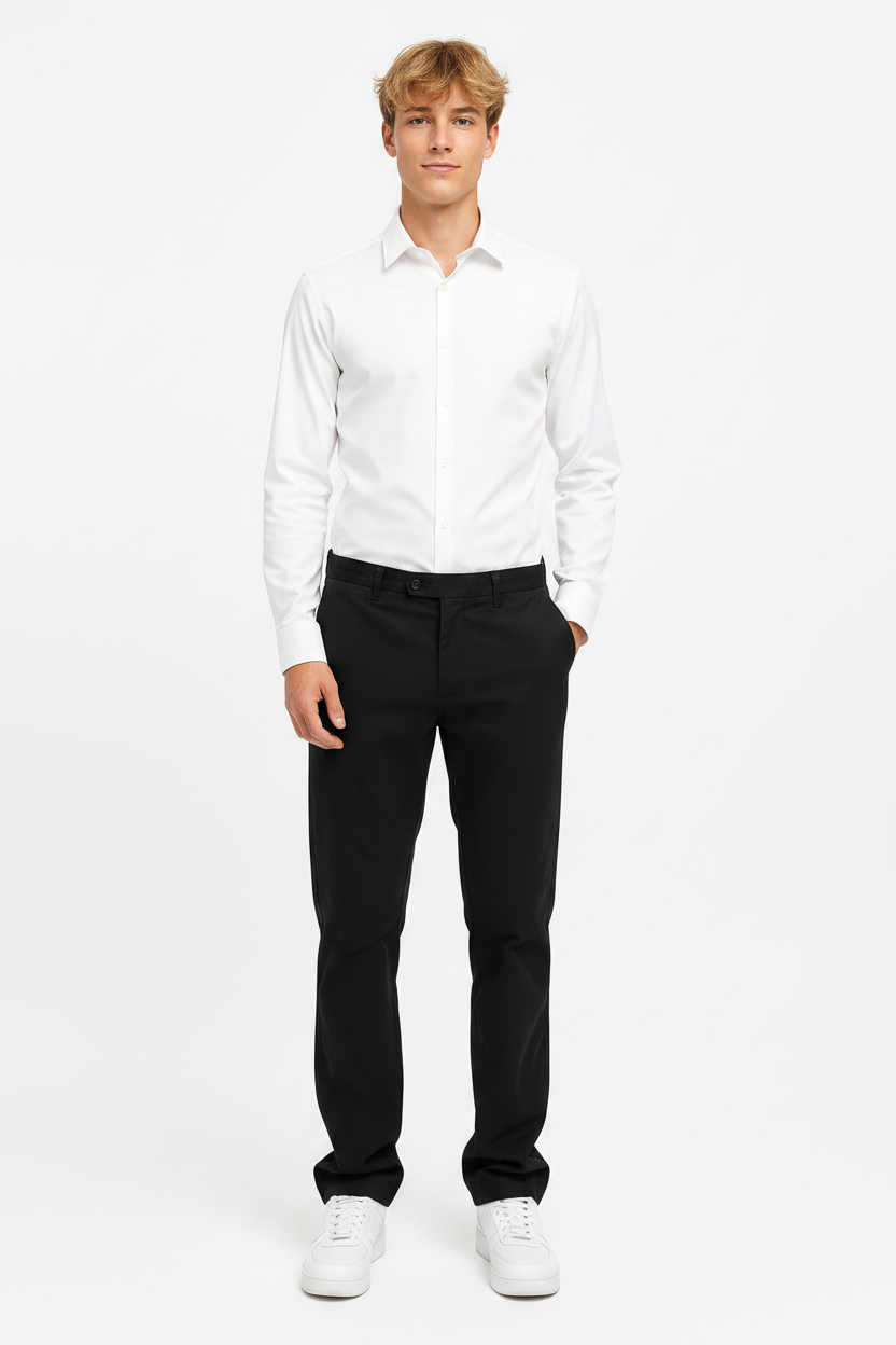 Essential White Full Sleeve Shirt