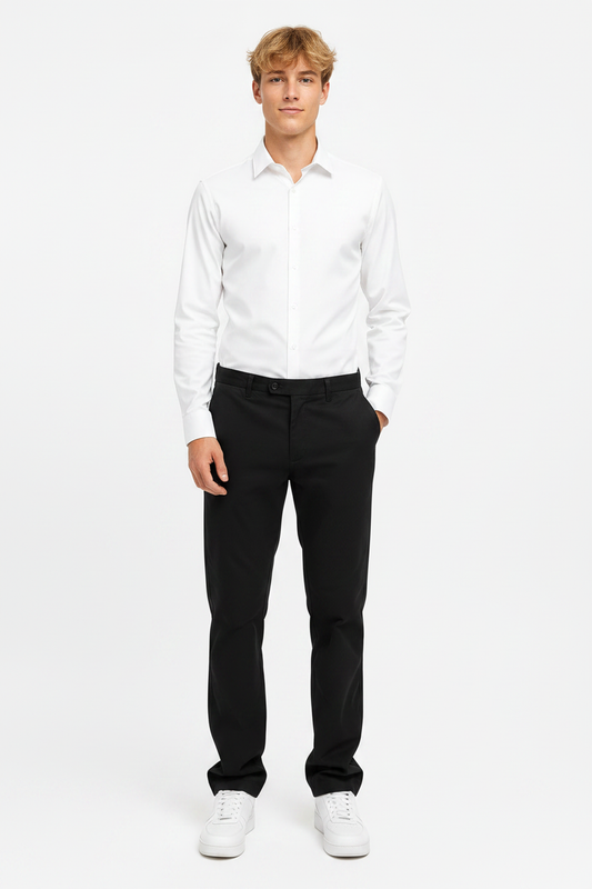 Essential White Full Sleeve Shirt