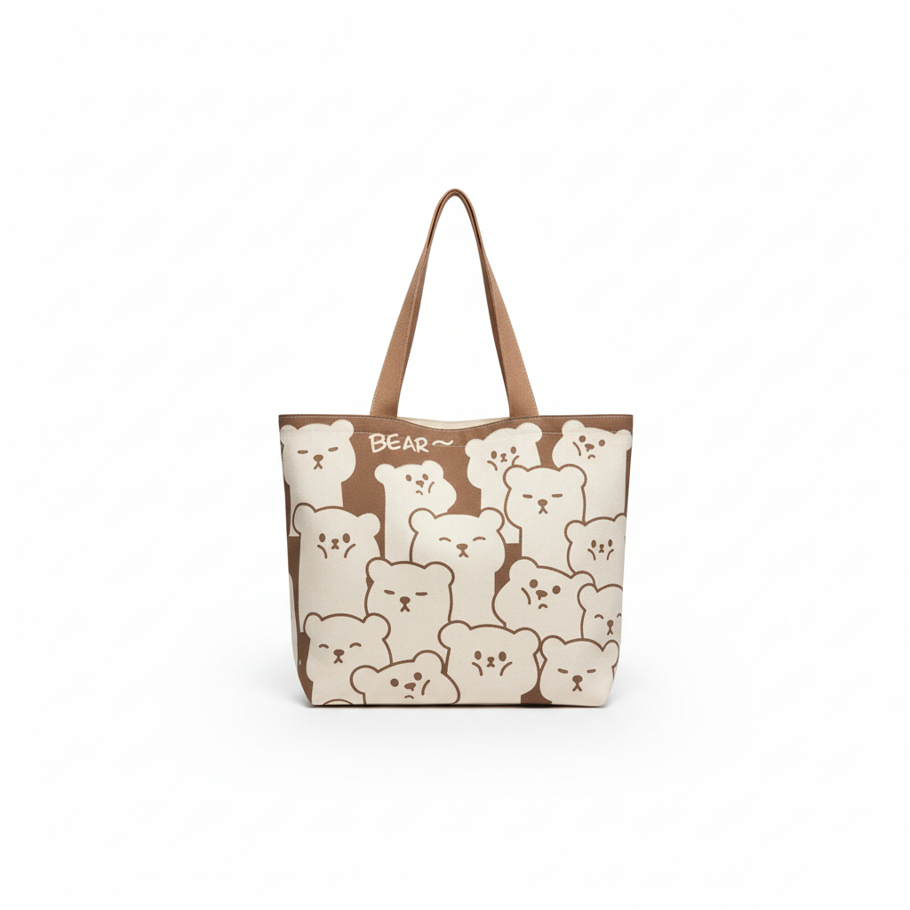 Ghost Mannequin Bear Tote