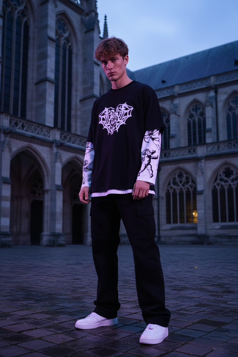 Gothic Heart Tee Cathedral