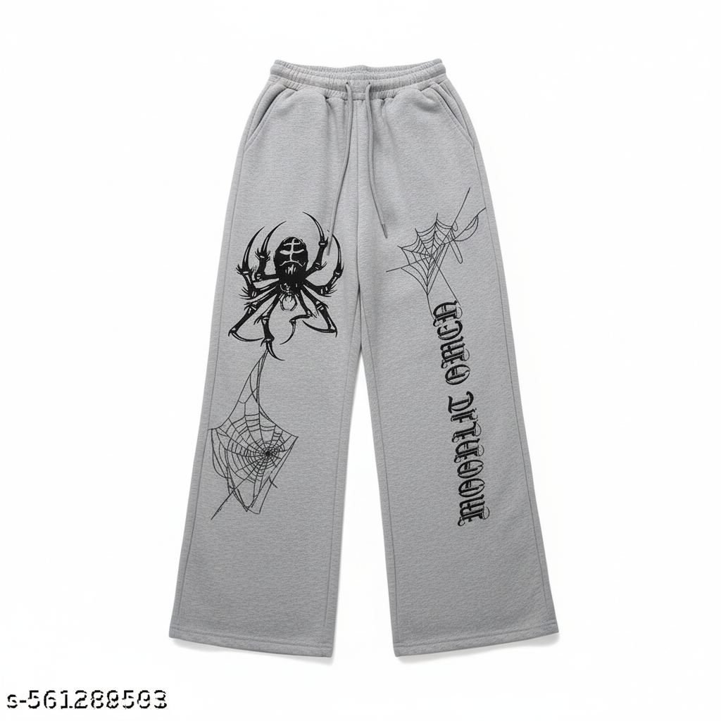 Gothic Spider Sweatpants Detail