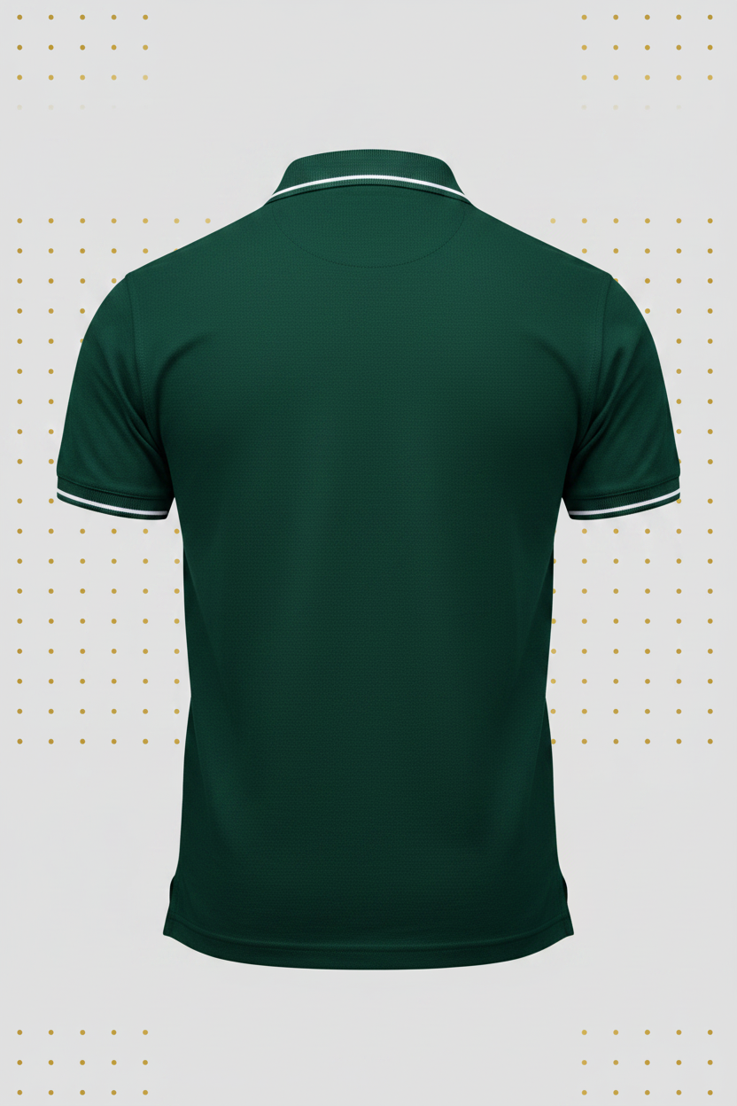Green Royal Polo Back