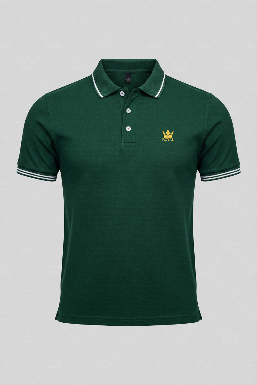 Green Royal Polo Front