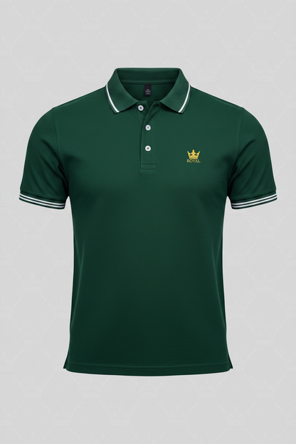Green Royal Polo Front