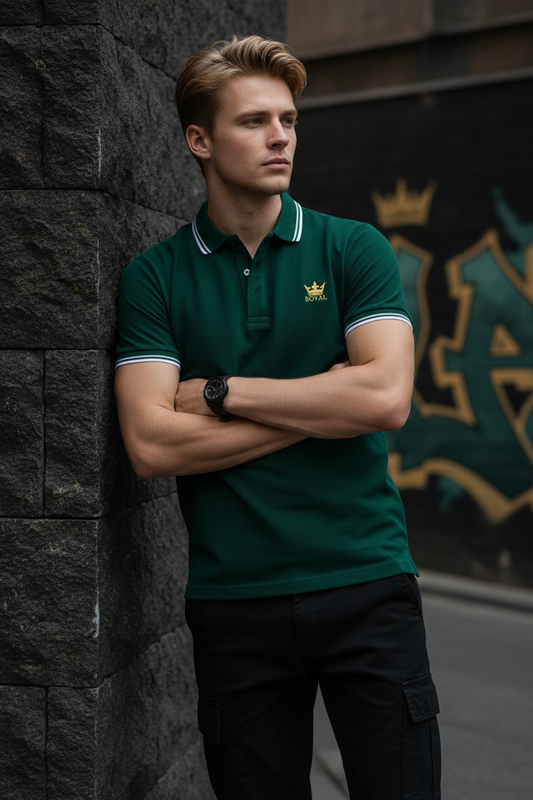Green Royal Polo Graffiti