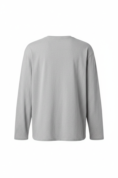 Grey Henley Back