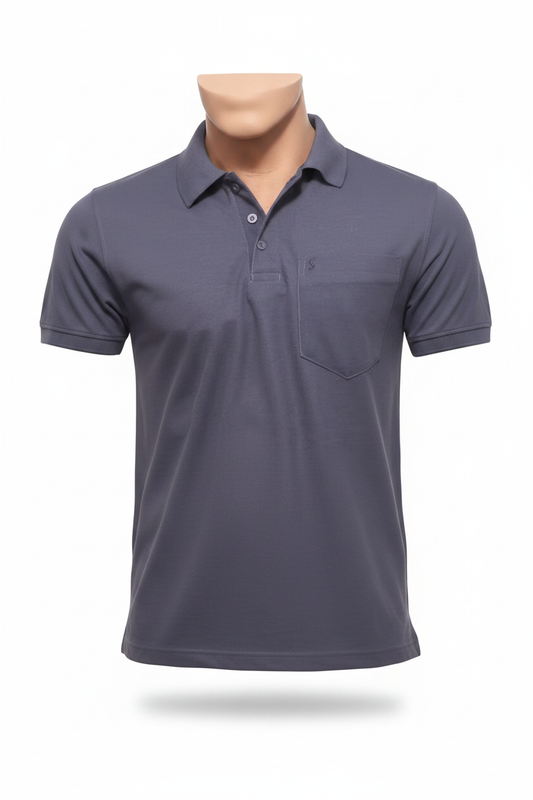 Grey Polo Front