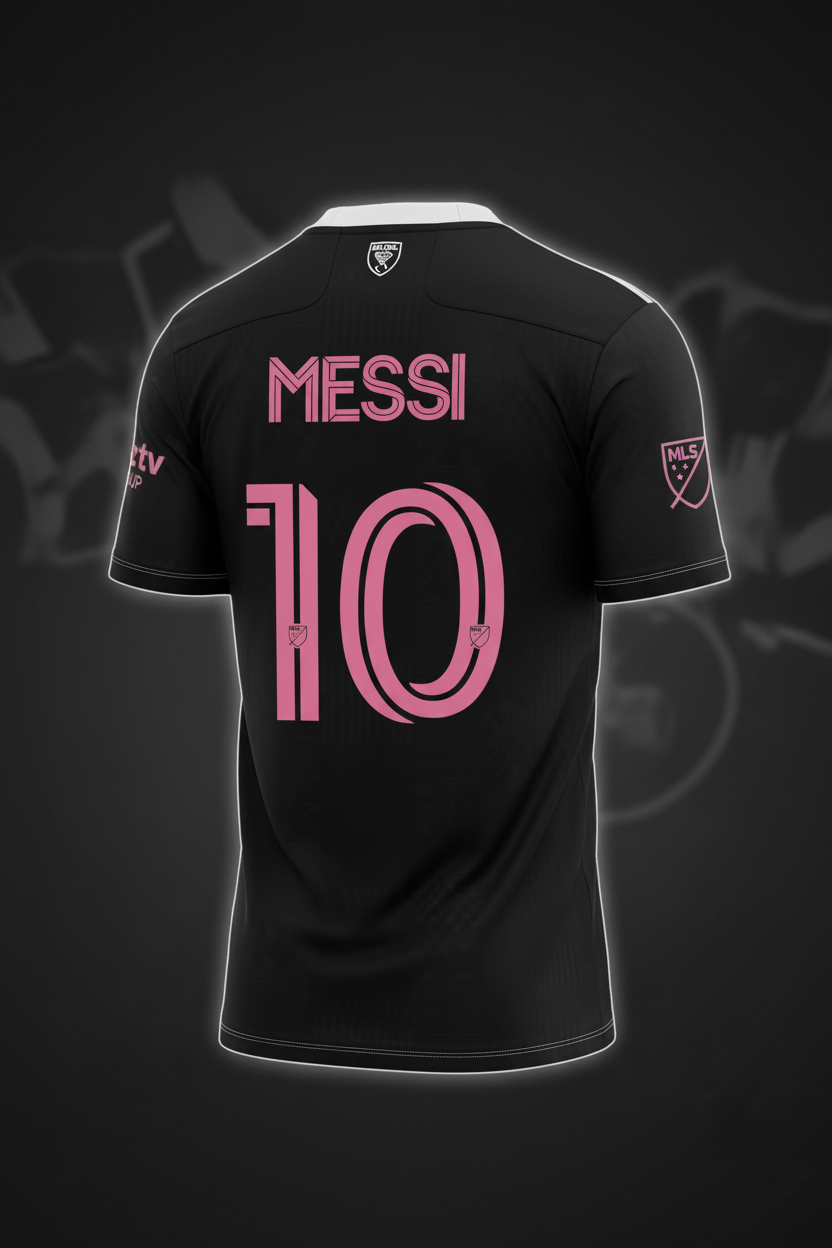 Inter Miami Black Back