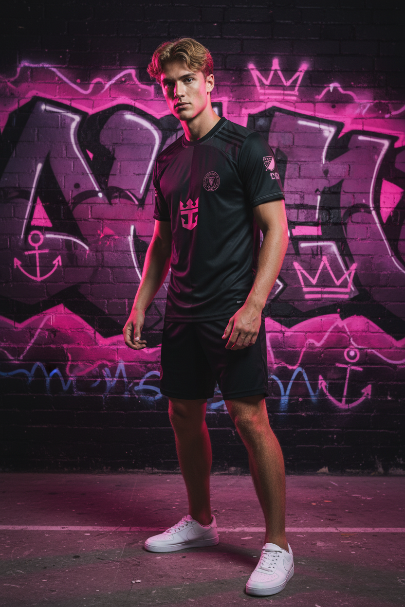 Inter Miami Black Graffiti