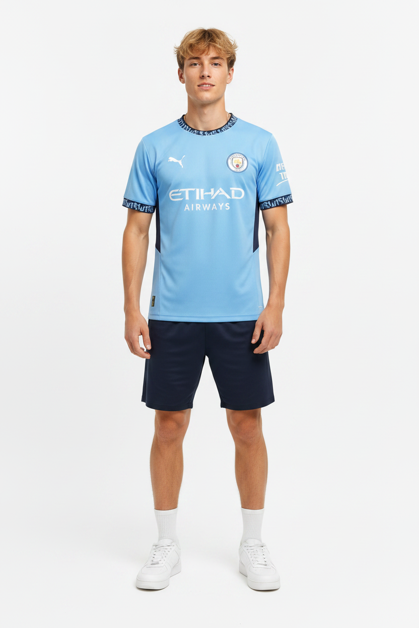 Man City Jersey Model