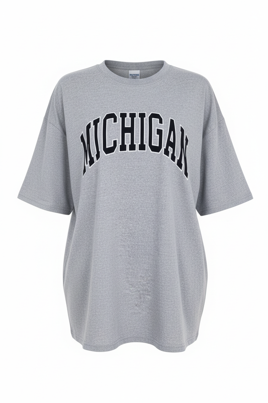 Michigan Tee Ghost Mannequin Front