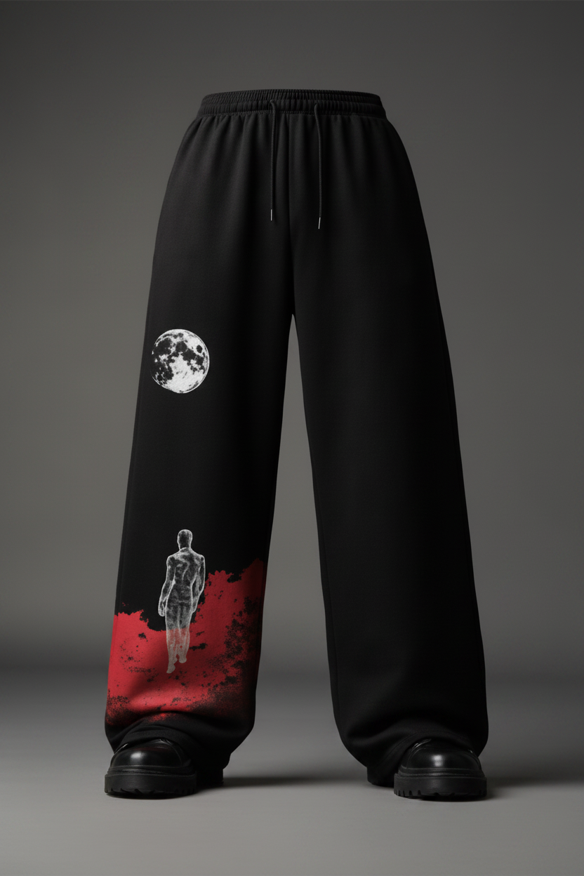 Moon Figure Jogger Front