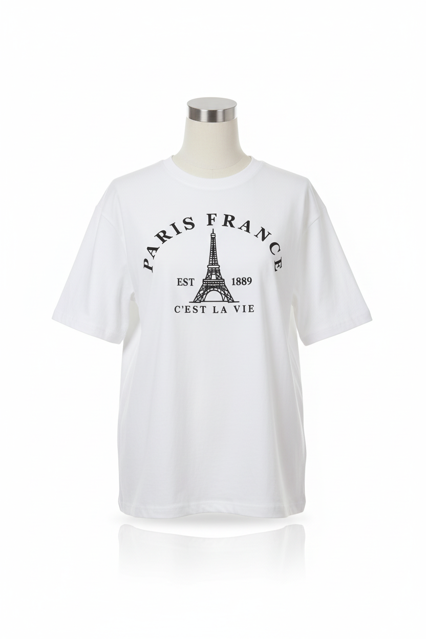 Paris France Tee - Ghost Mannequin