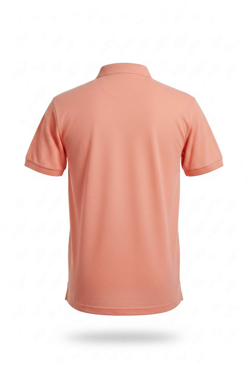 Peach Polo Back