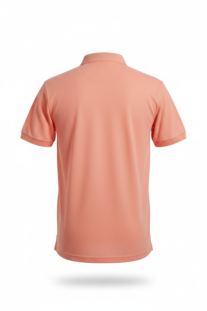 Peach Polo Back