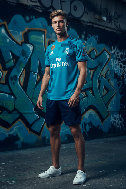 Real Madrid Teal Graffiti