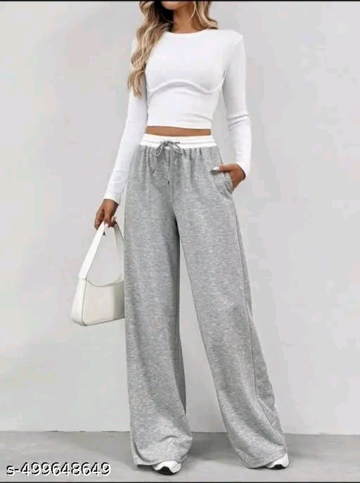 Wide-Leg Drawstring Jogger