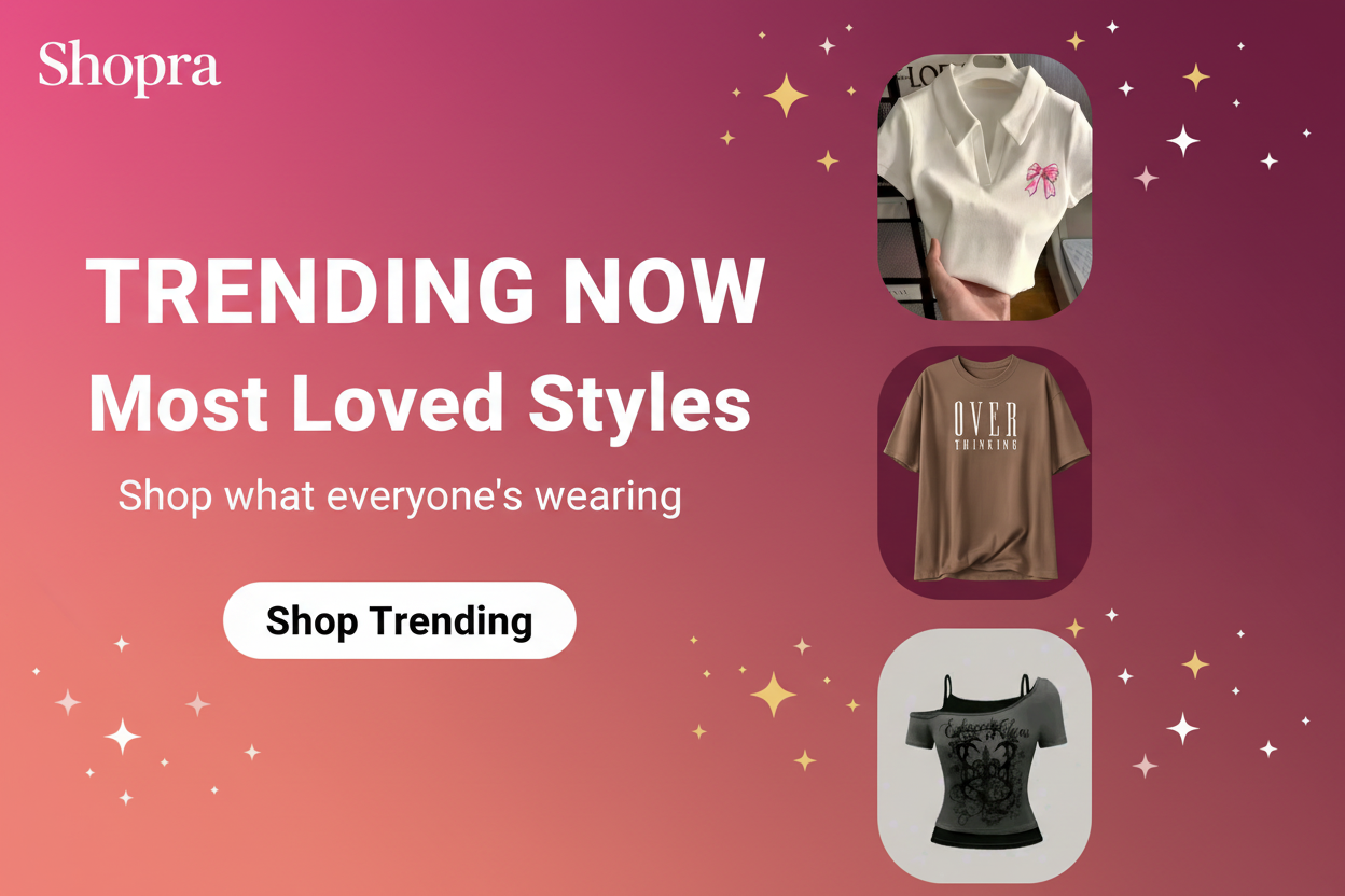 Shopra Trending Banner