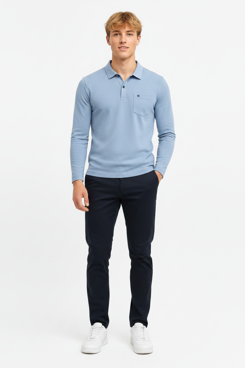 Sky Blue Polo Model