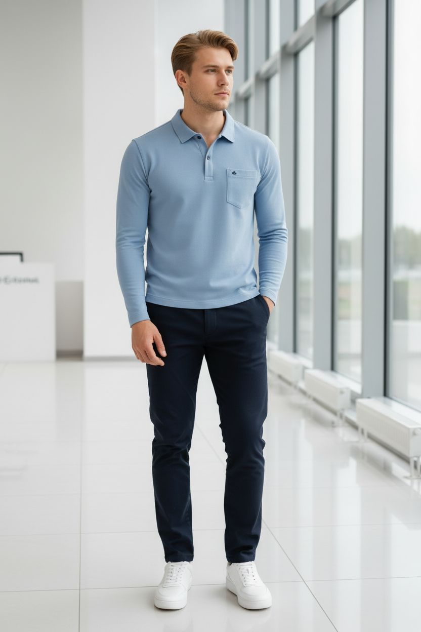 Sky Blue Polo Office