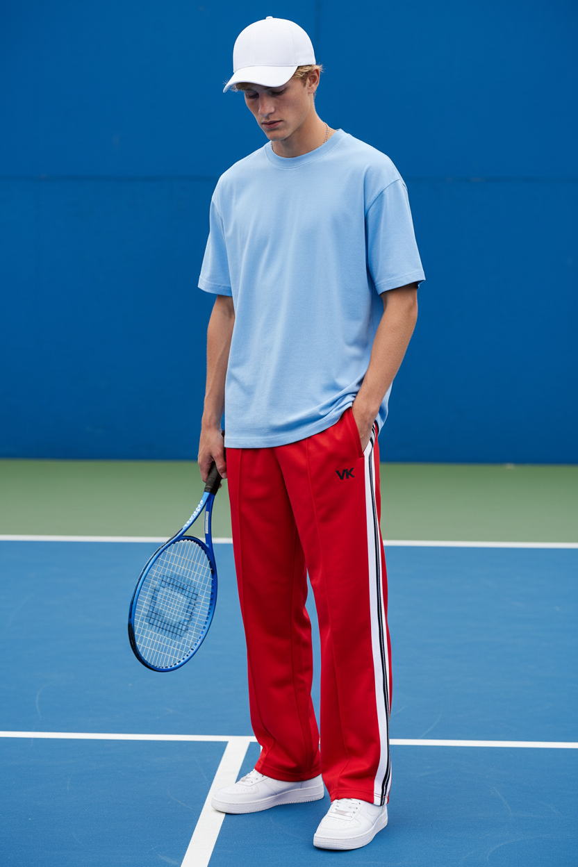 Tennis Track Pants Model