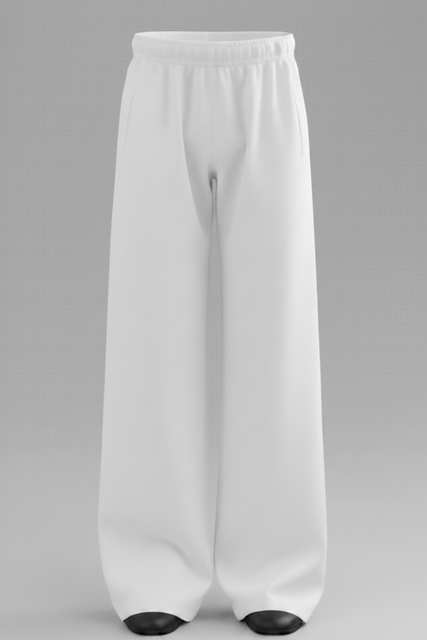 White Jogger Front Clean