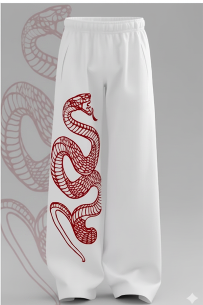 White Snake Jogger Front