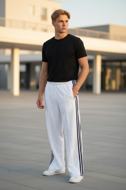 White Triple Stripe Lifestyle Clean